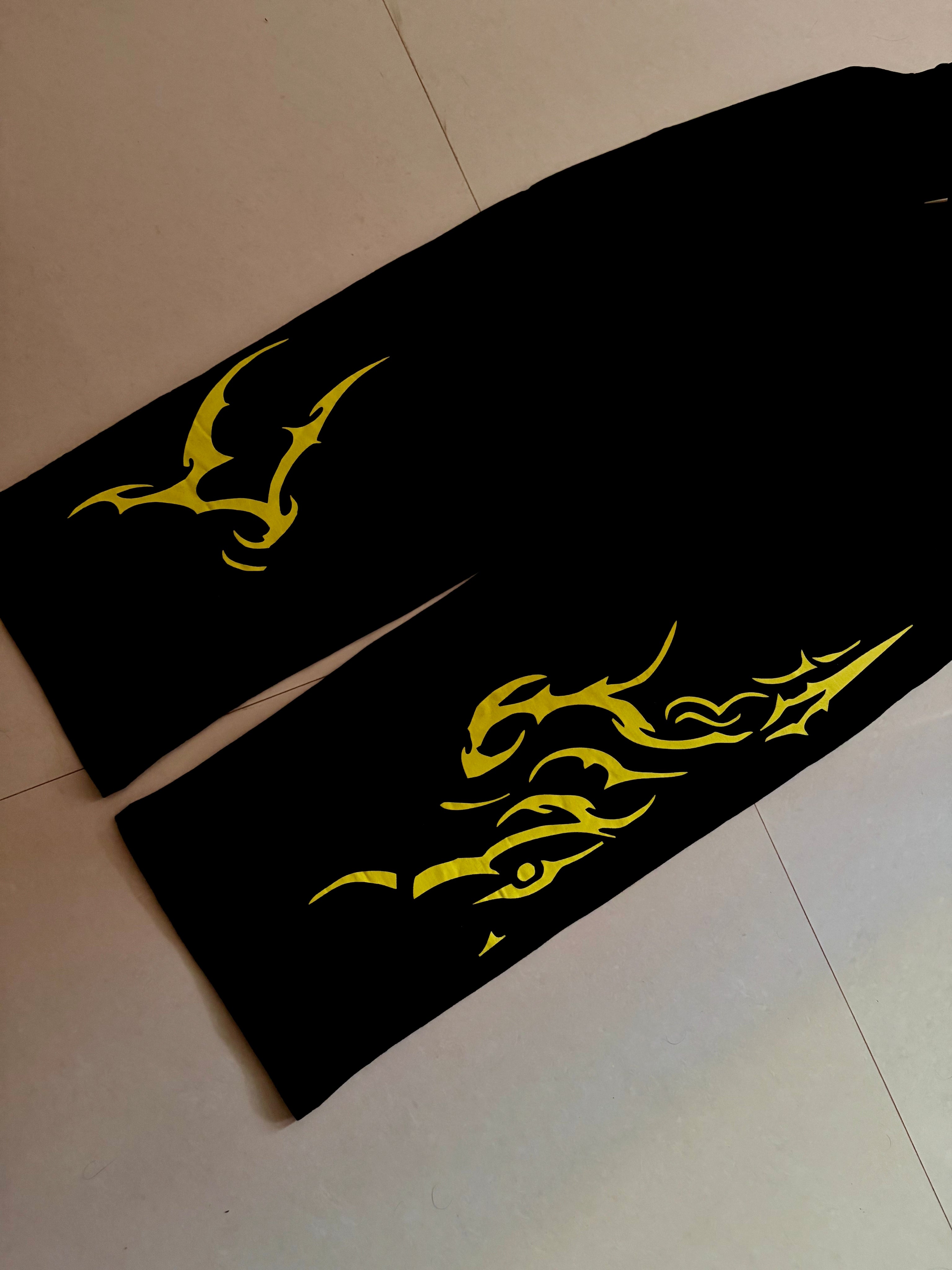 Volt Fang Unisex Straight Fit Baggy Pants