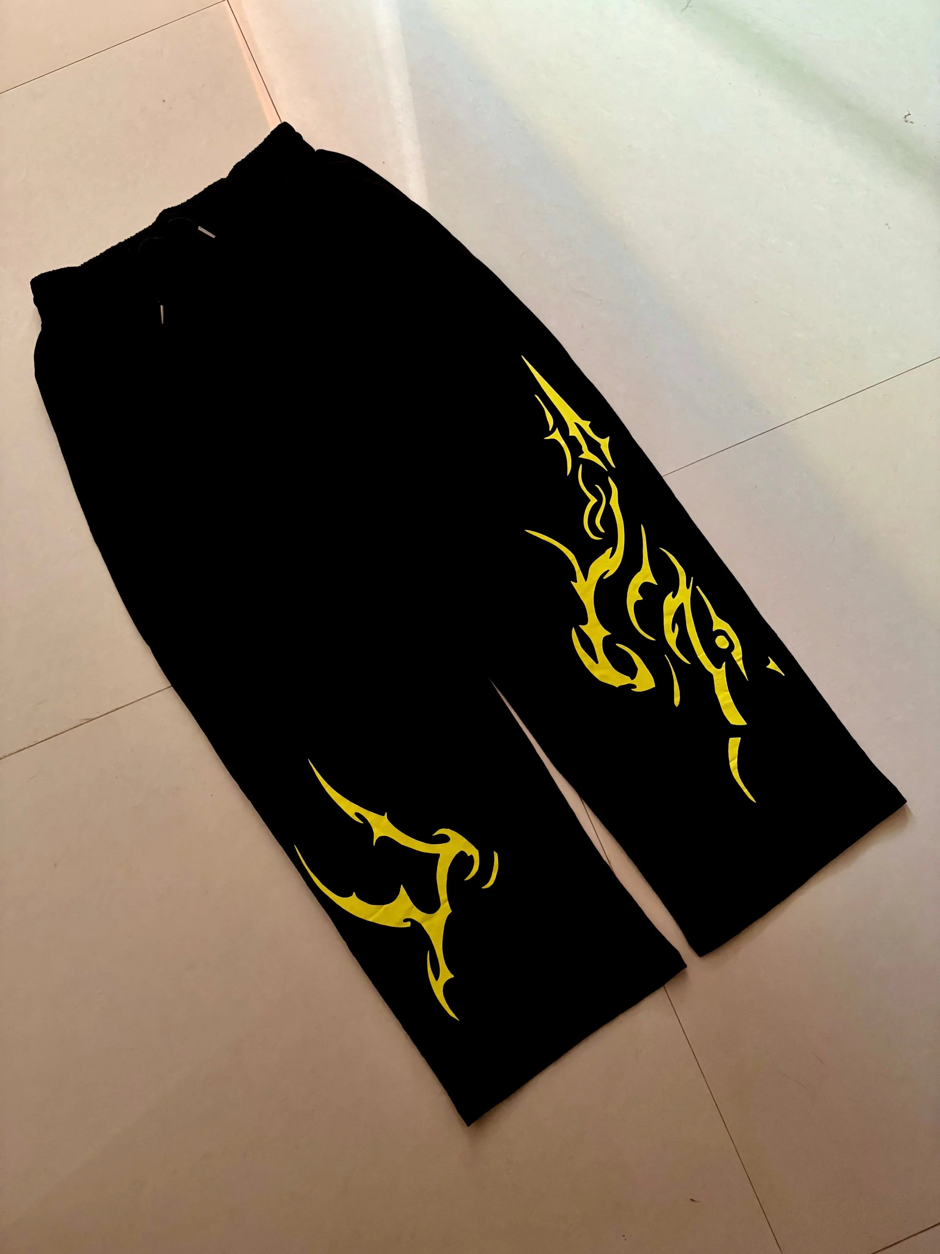 Volt Fang Unisex Straight Fit Baggy Pants Olven
