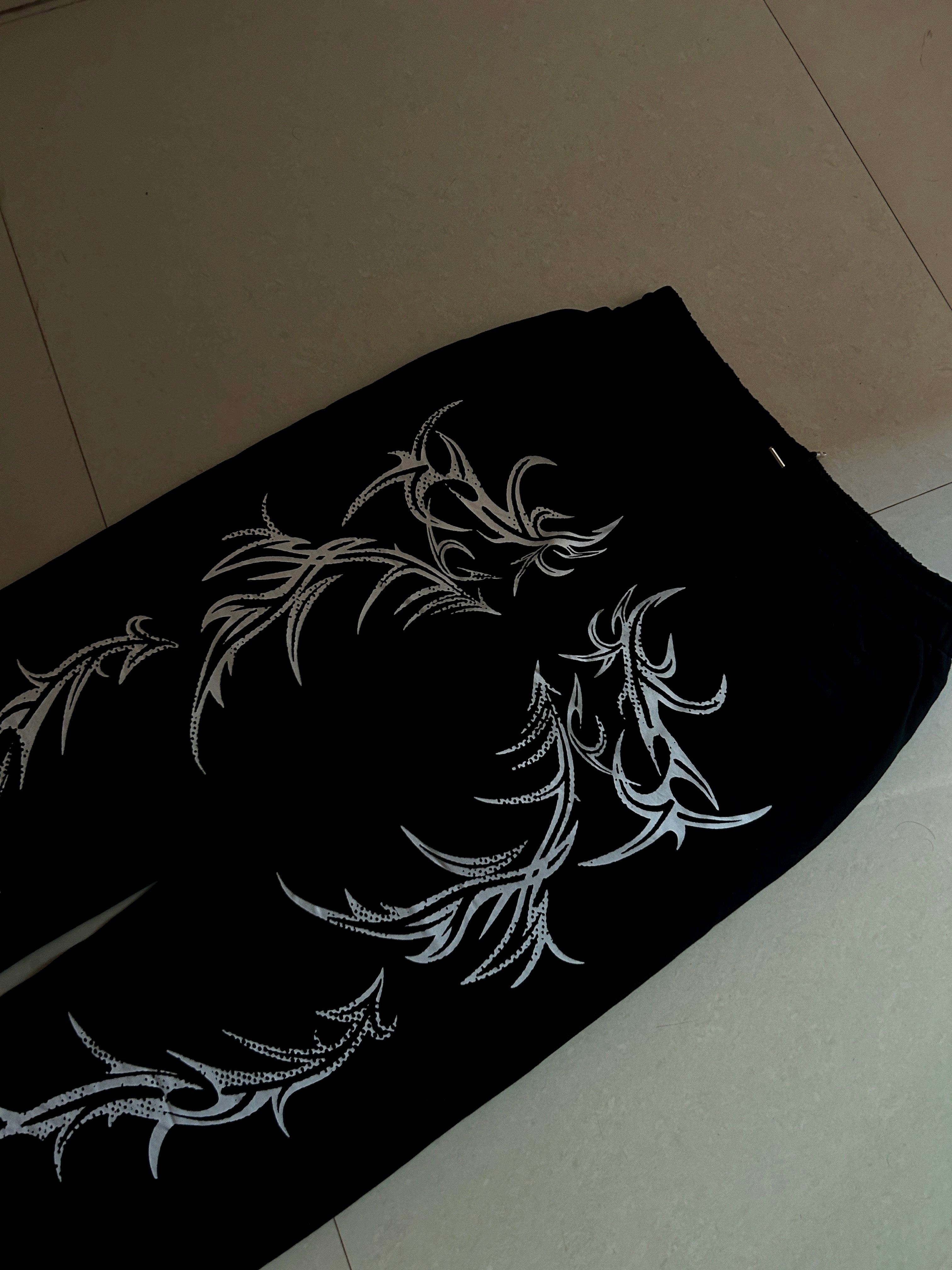 The Shadow Ember Unisex Straight Fit Baggy Pants