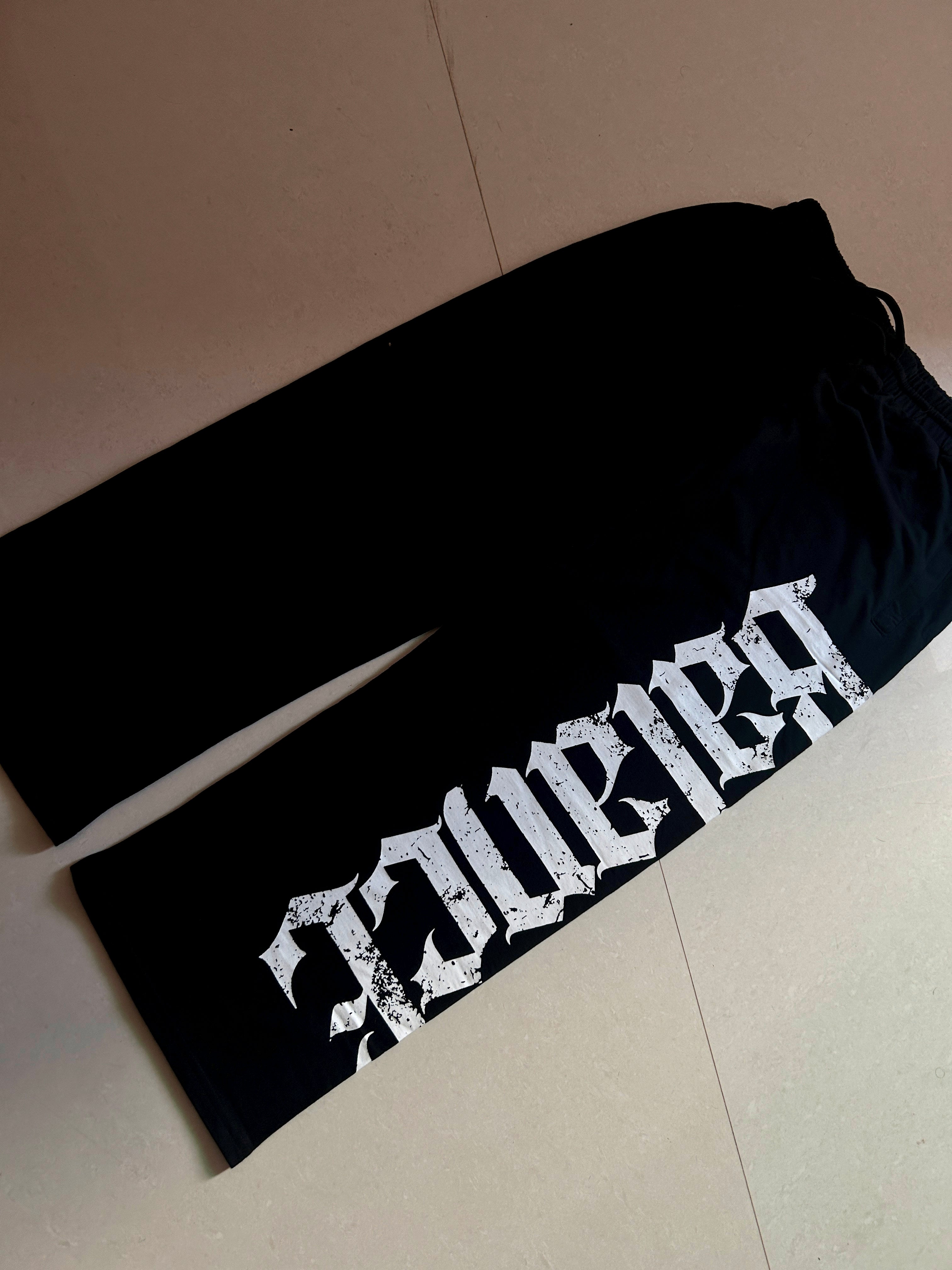 Noir Reaper Unisex Straight Fit Baggy Pants