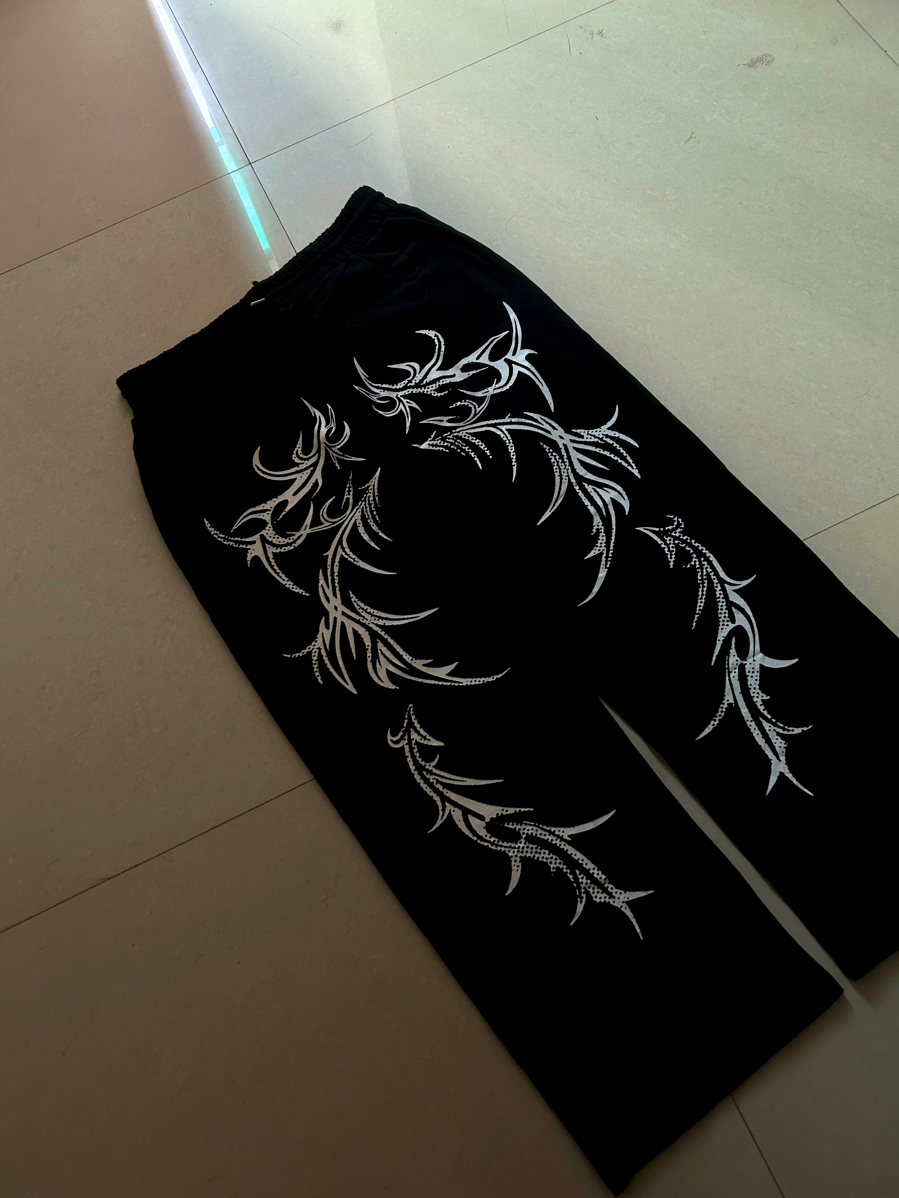 The Shadow Ember Unisex Straight Fit Baggy Pants