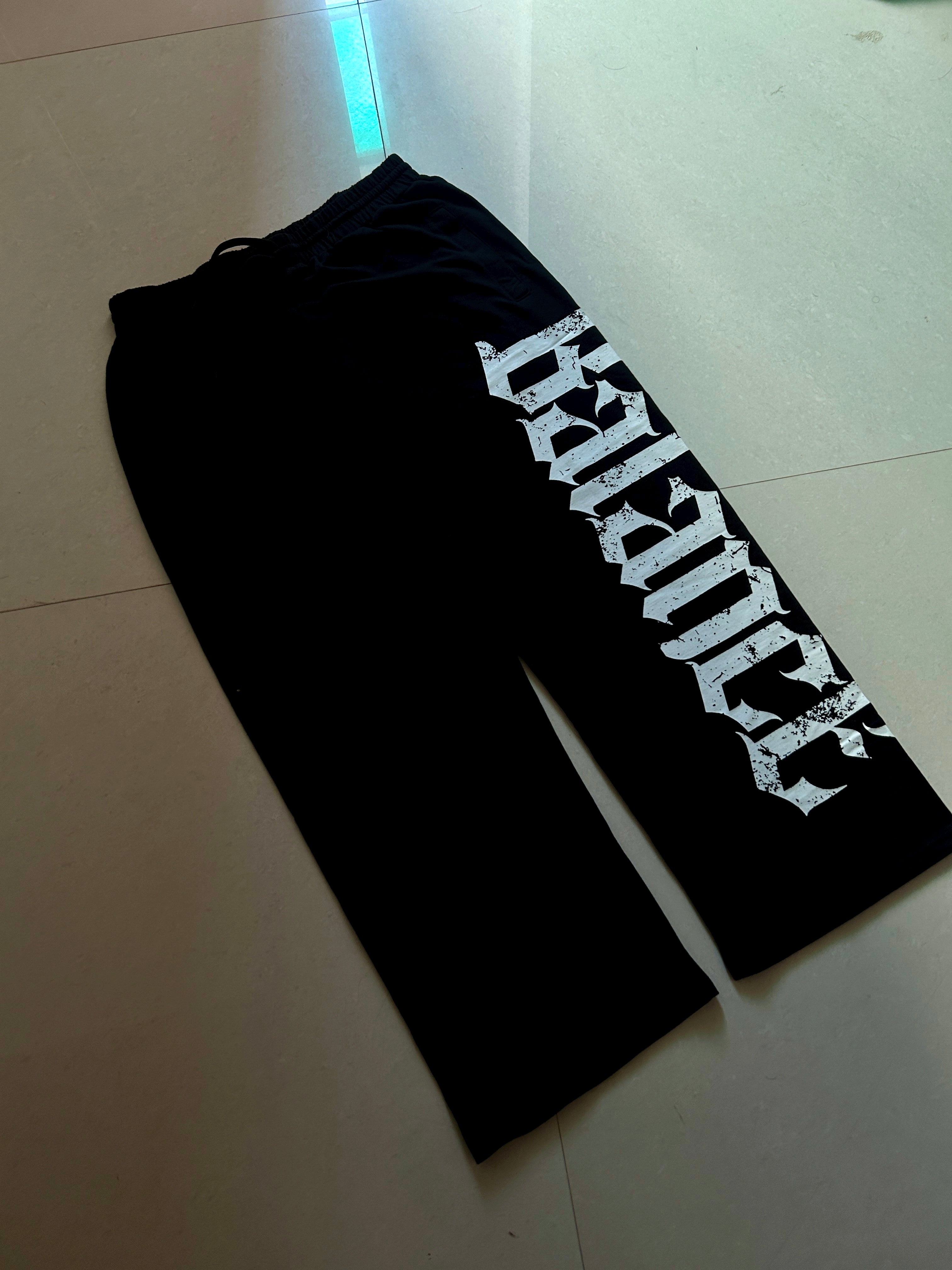 Noir Reaper Unisex Straight Fit Baggy Pants