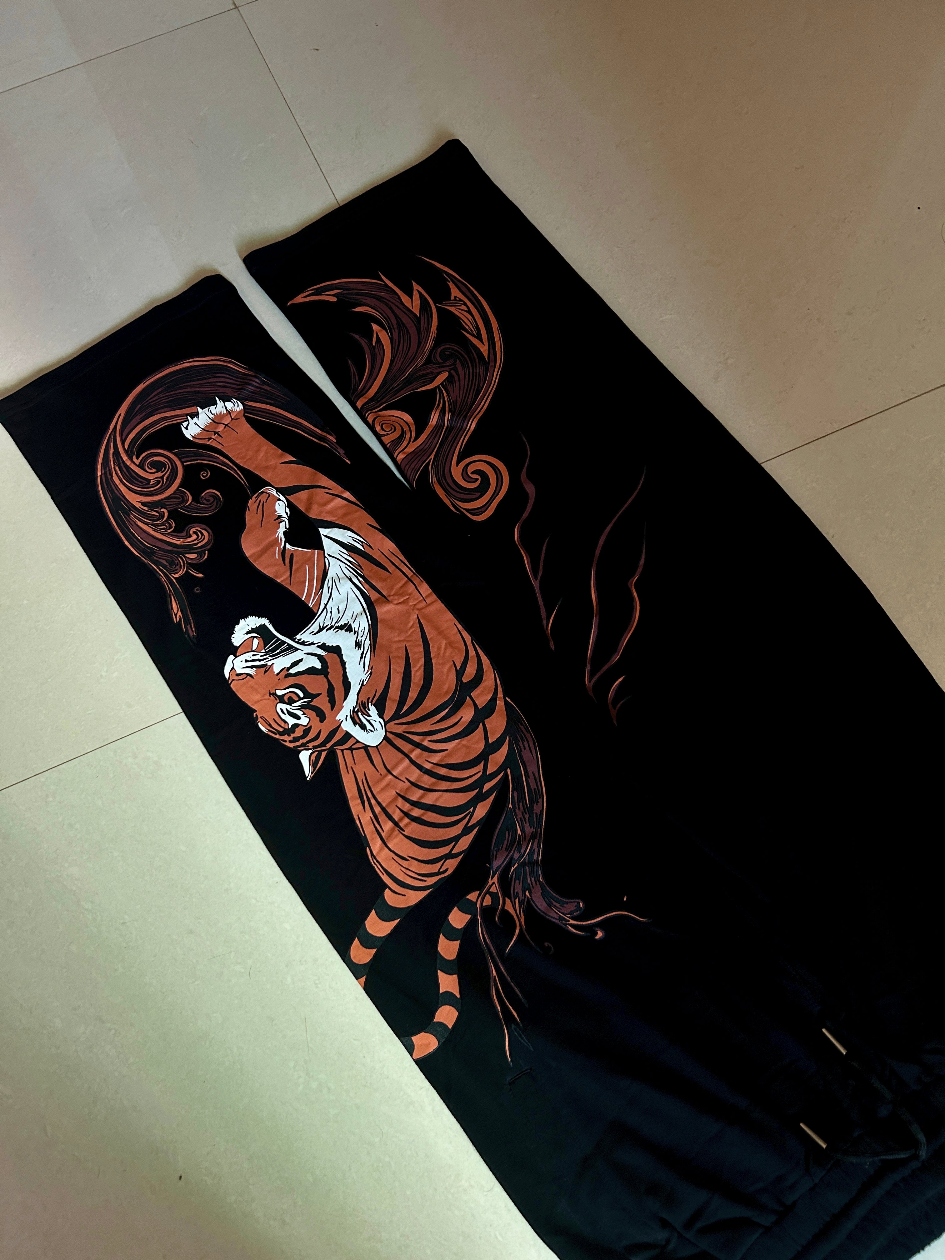 Tiger Wrath Unisex Straight Fit Baggy Pants