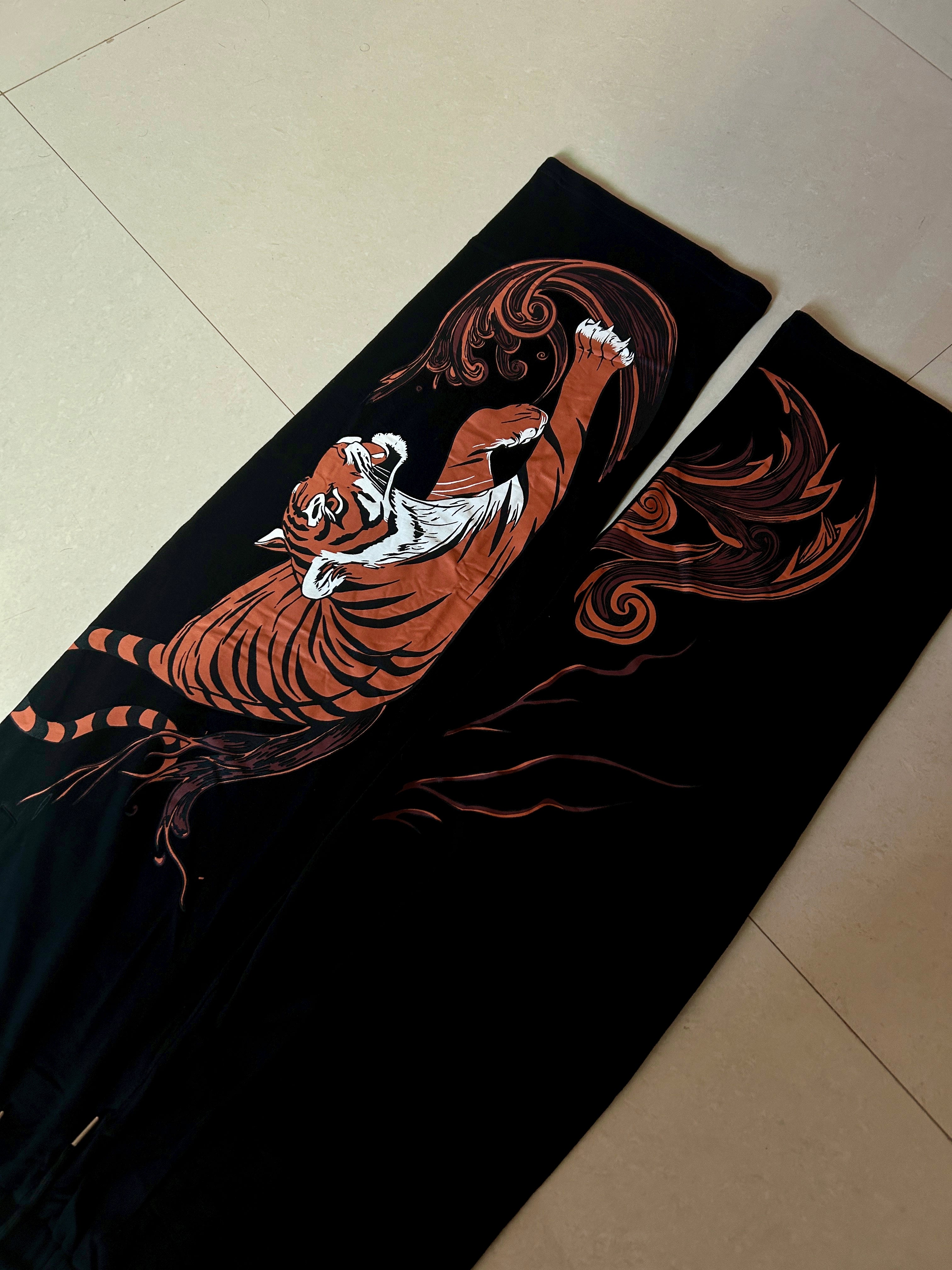 Tiger Wrath Unisex Straight Fit Baggy Pants