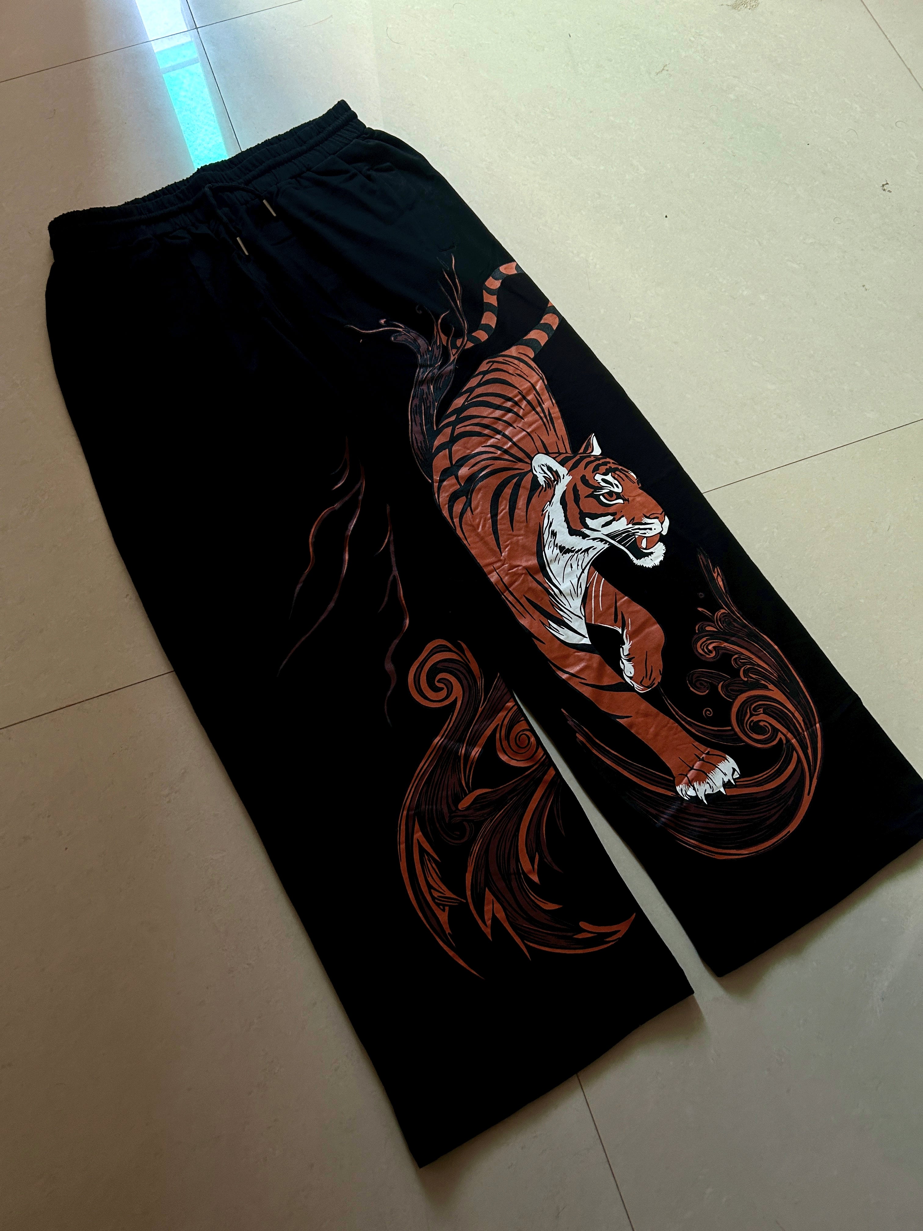 Tiger Wrath Unisex Straight Fit Baggy Pants