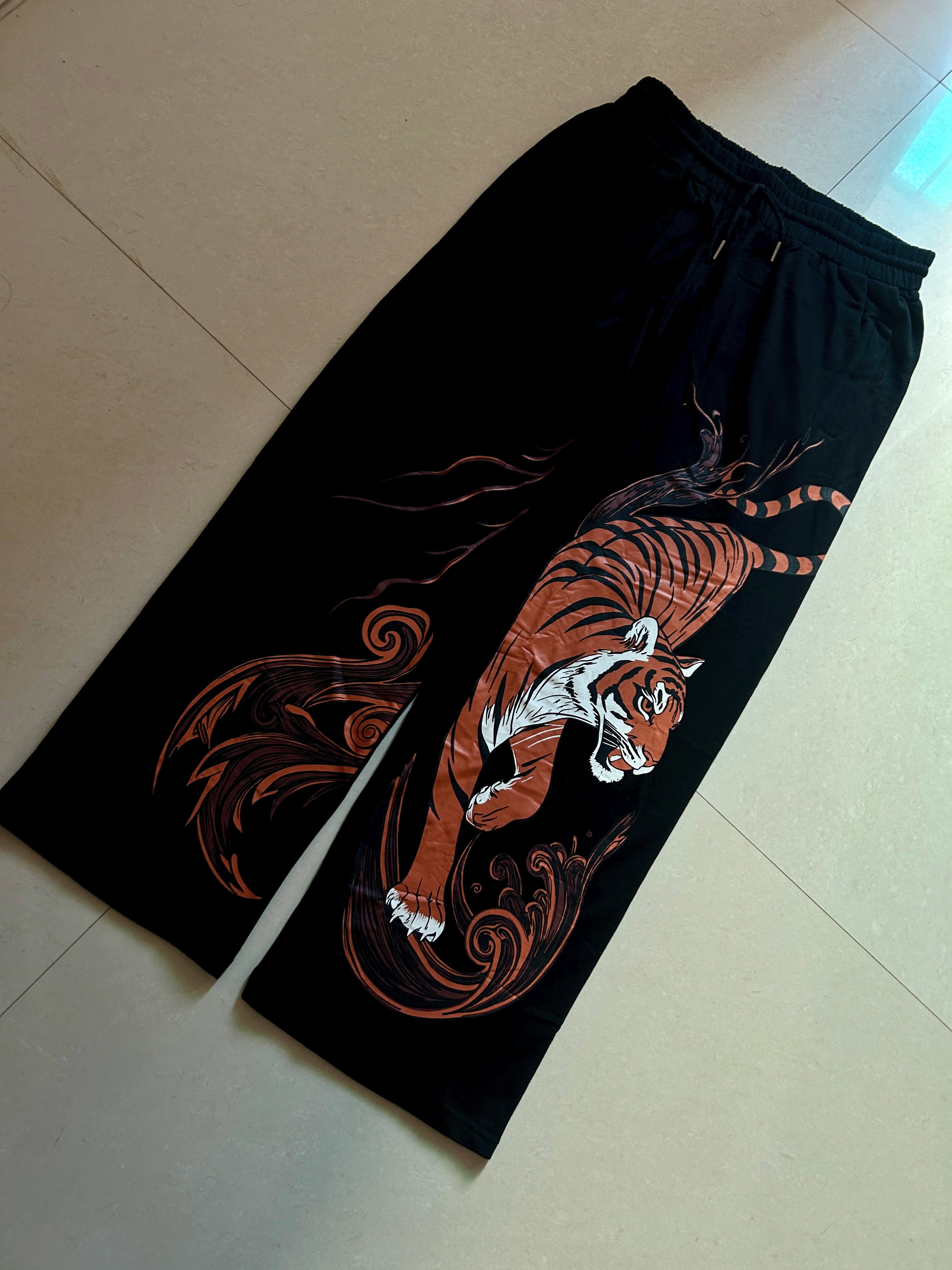 Tiger Wrath Unisex Straight Fit Baggy Pants